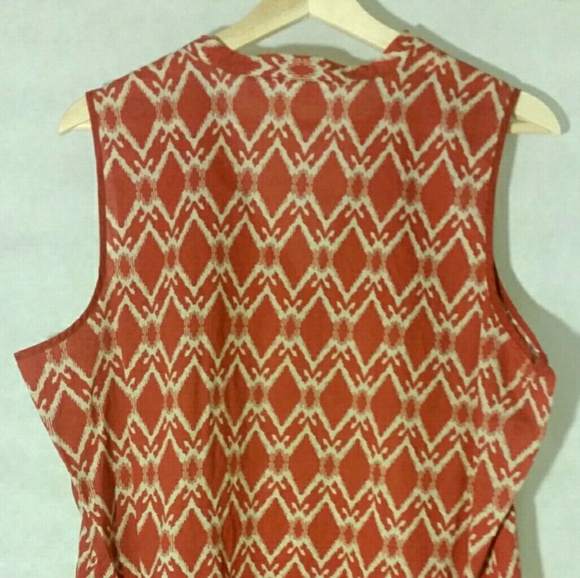 EUC ST. JOHN'S BAY Rust print tank - Picture 5 of 6